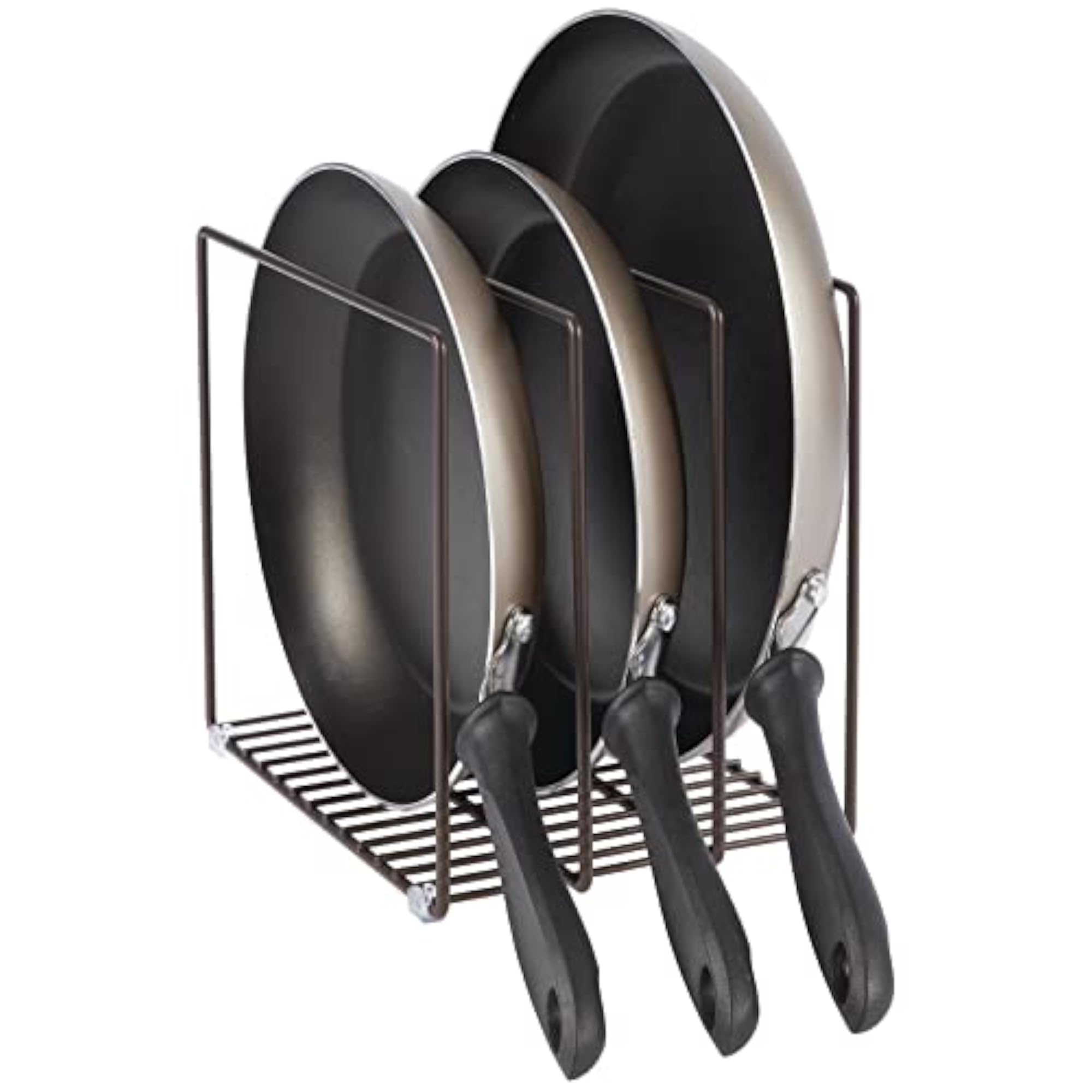 Metal Wire Organizer Rack for Kitchen Cabinet, Bronze